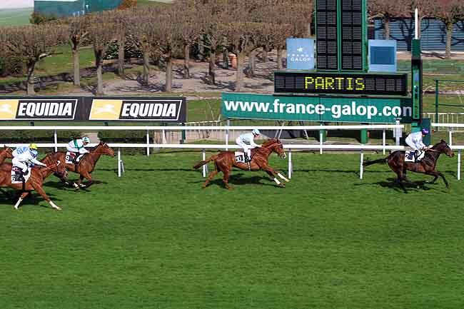 Arrivée quinté pmu PRIX DE FRAUENFELD (PREMIER PELOTON) à SAINT CLOUD