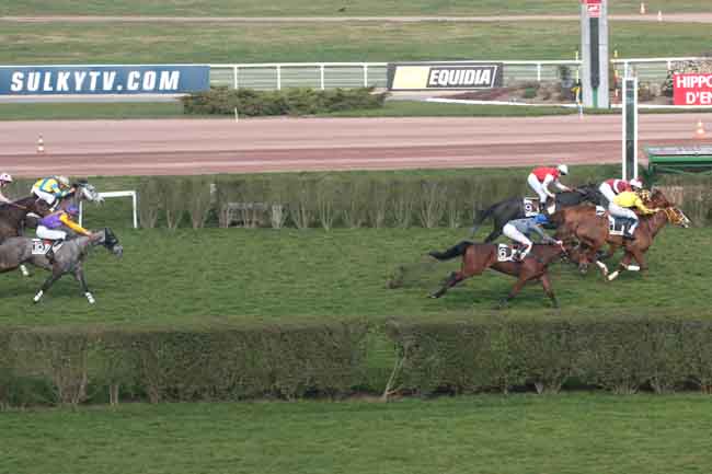 Arrivée quinté pmu PRIX ALAIN GRIMAUX à ENGHIEN