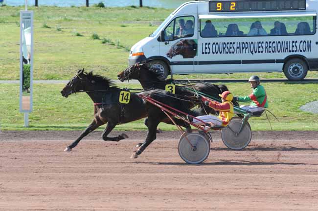 Arrivée quinté pmu PRIX SUPER U LA POMMERAYE (PRIX OLINUS) à ANGERS