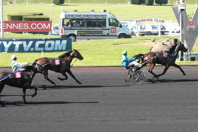 Arrivée quinté pmu PRIX PAUL LEGUERNEY à PARIS-VINCENNES