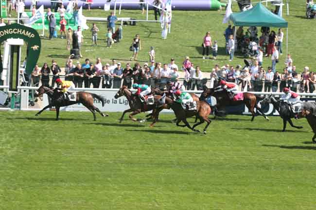 Arrivée quinté pmu PRIX DE LA LIGUE NATIONALE DE RUGBY (PRIX DU PALAIS DU LOUVRE) à LONGCHAMP
