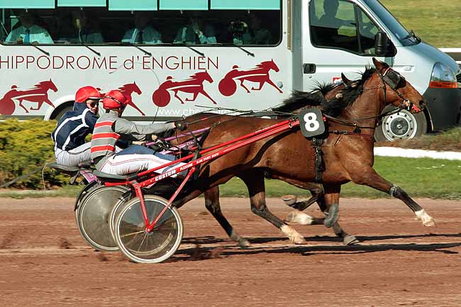 Arrivée quinté pmu PRIX DE L'ISERE à ENGHIEN