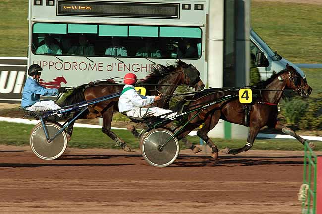 Arrivée quinté pmu PRIX DE LA PORTE MAILLOT à ENGHIEN