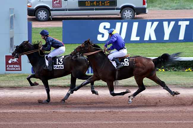 Arrivée quinté pmu PRIX FRANCE BLEU BASSE NORMANDIE (PRIX H.BALLIERE) à CAEN