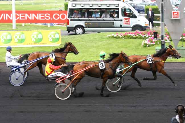 Arrivée quinté pmu PRIX DE GROSBOIS à PARIS-VINCENNES