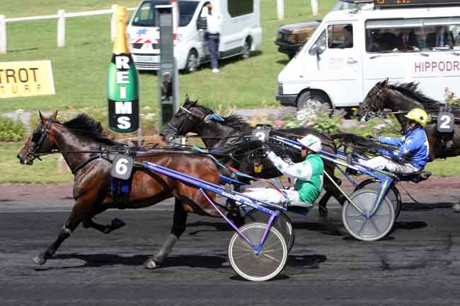 Arrivée quinté pmu PRIX DU CHAMPAGNE DE CASTELNAU à REIMS