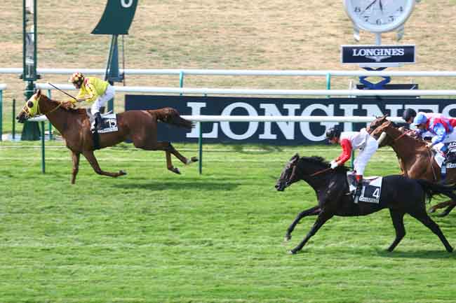 Arrivée quinté pmu PRIX DE L'INSTITUT DE FRANCE à CHANTILLY