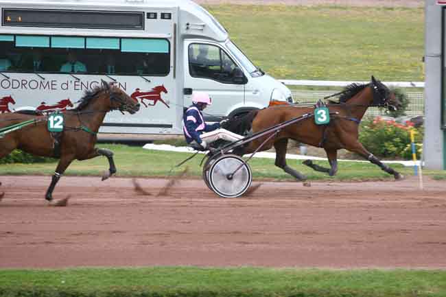 Arrivée quinté pmu PRIX DU PARC MONTSOURIS à ENGHIEN