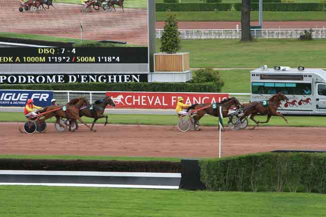 Arrivée quinté pmu PRIX DES TUILERIES à ENGHIEN