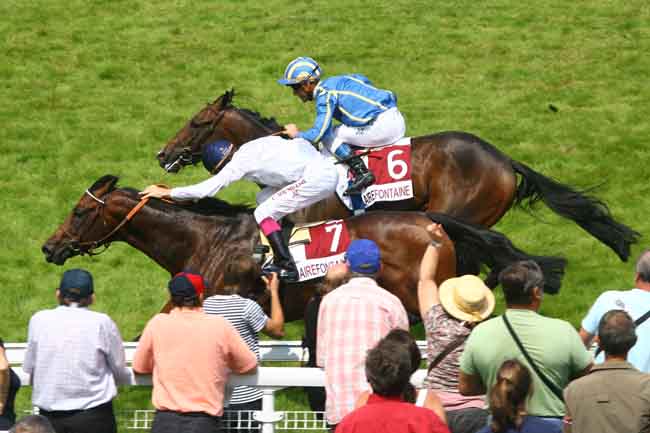 Arrivée quinté pmu PRIX DEAUVILLE AIME LE CHEVAL (PRIX MATAHAWK) à CLAIREFONTAINE