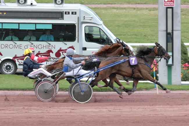 Arrivée quinté pmu PRIX DE LA GOUTTE D'OR à ENGHIEN