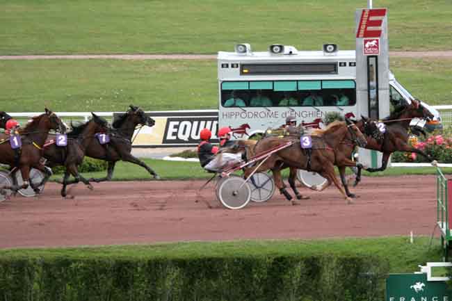 Arrivée quinté pmu PRIX DE LA PORTE BRUNET à ENGHIEN
