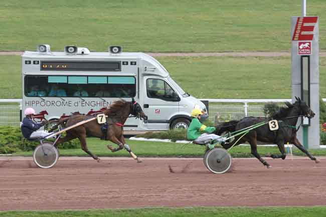 Arrivée quinté pmu PRIX DE LA PORTE DE MONTREUIL à ENGHIEN