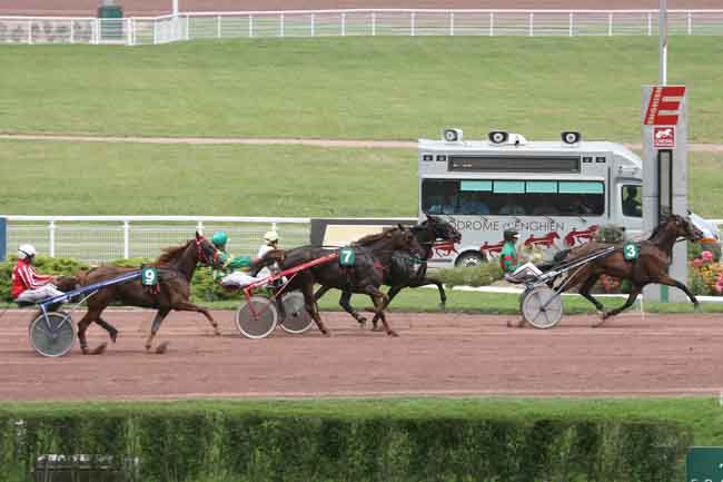 Arrivée quinté pmu PRIX DE LA PLAINE MONCEAU à ENGHIEN