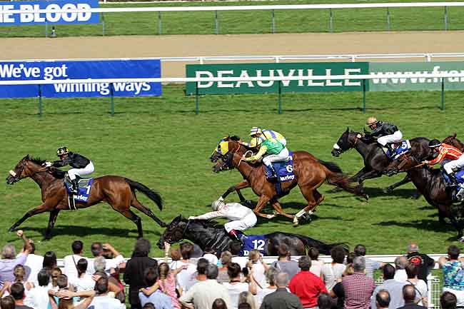 Arrivée quinté pmu DARLEY GRAND HANDICAP DES SPRINTERS à DEAUVILLE