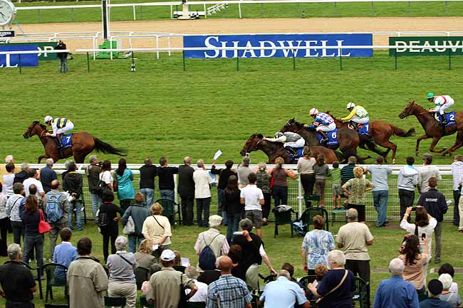 Arrivée quinté pmu PRIX ETALON AQLAAM à DEAUVILLE