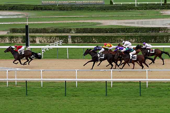 Arrivée quinté pmu PRIX YVES LALLEMAN (PRIX DES REMPARTS) à DEAUVILLE