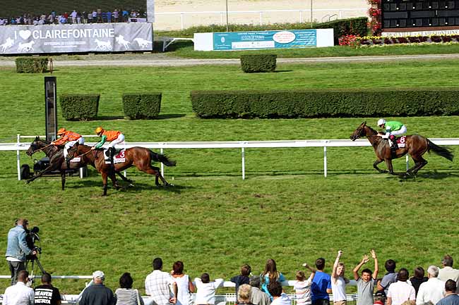 Arrivée quinté pmu PRIX TOFFOLUTTI (PRIX DU SAUSSAY) à CLAIREFONTAINE