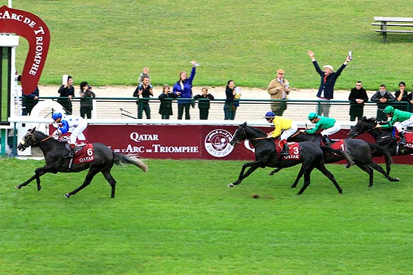Arrivée quinté pmu QATAR PRIX NIEL à LONGCHAMP