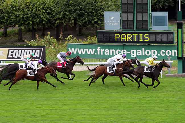 Arrivée quinté pmu PRIX DE SAINT-PAIR DU MONT à SAINT-CLOUD