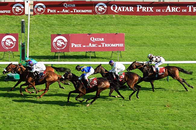Arrivée quinté pmu QATAR PRIX CHAUDENAY à LONGCHAMP