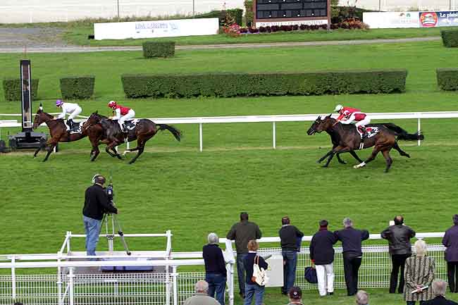Arrivée quinté pmu PRIX DE LA VILLE DE TROUVILLE SUR MER (PX LA COTE DE NACRE) à CLAIREFONTAINE