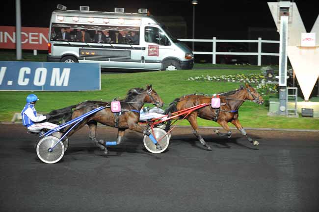 Arrivée quinté pmu PRIX ALUDRA à PARIS-VINCENNES
