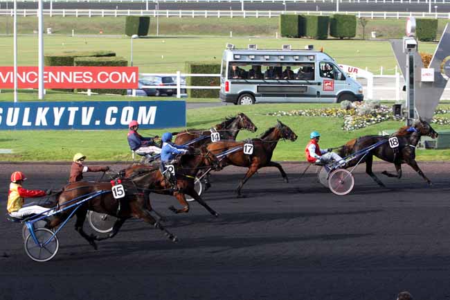 Arrivée quinté pmu PRIX DE MAURE DE BRETAGNE à PARIS-VINCENNES