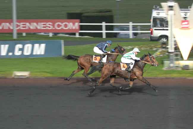 Arrivée quinté pmu PRIX OLRY-ROEDERER à PARIS-VINCENNES