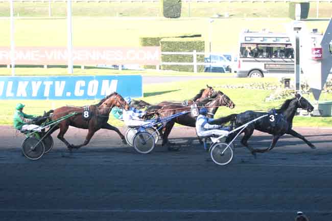Arrivée quinté pmu PRIX D'AZAY LE RIDEAU à PARIS-VINCENNES