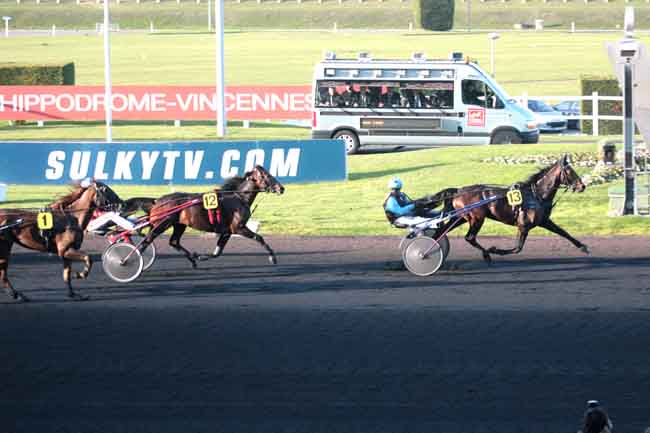 Arrivée quinté pmu PRIX DE CASTELSARRASIN à PARIS-VINCENNES