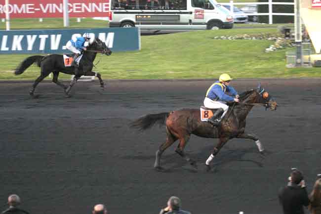 Arrivée quinté pmu PRIX D'ANGERS à PARIS-VINCENNES