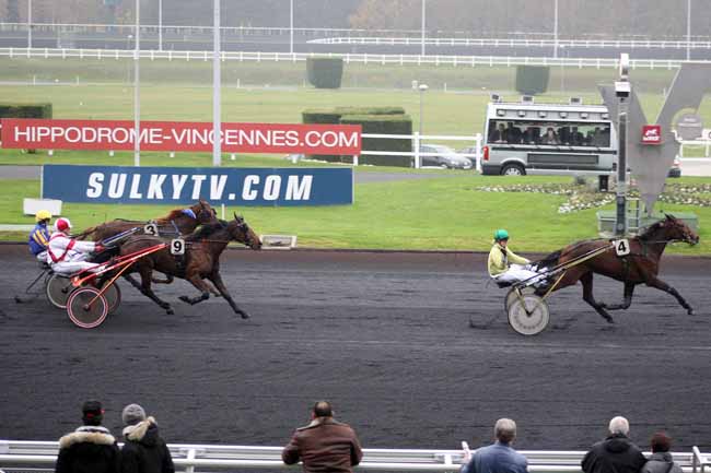 Arrivée quinté pmu PRIX DE PLESTIN LES GREVES à PARIS-VINCENNES