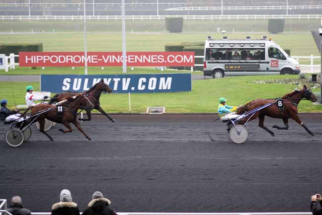 Arrivée quinté pmu PRIX DE JULLOUVILLE à PARIS-VINCENNES
