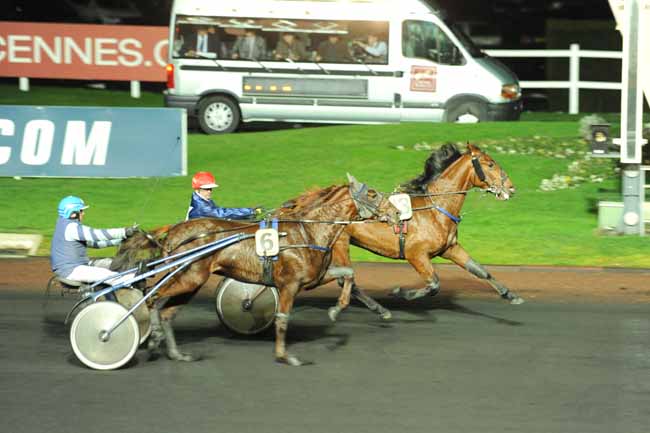 Arrivée quinté pmu PRIX FORTUNA à PARIS-VINCENNES