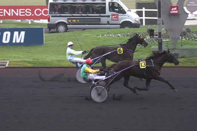 Arrivée quinté pmu PRIX DE JUVIGNAC (GR A) à PARIS-VINCENNES