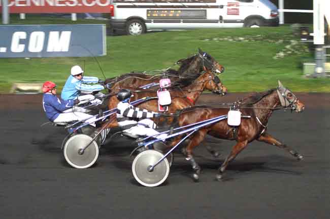 Arrivée quinté pmu PRIX DU MERLERAULT à PARIS-VINCENNES