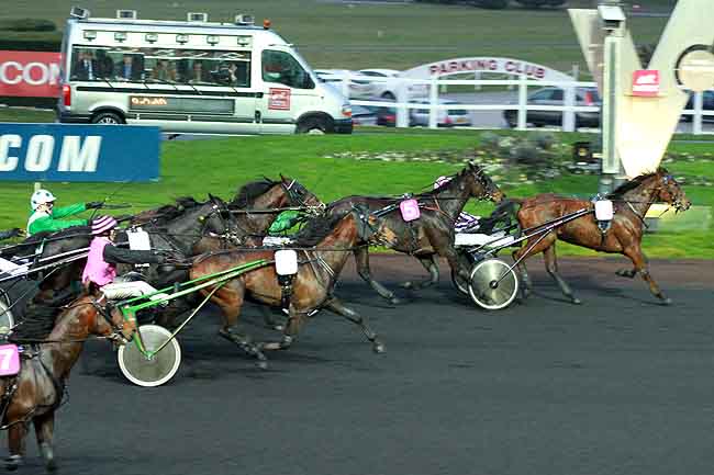 Arrivée quinté pmu PRIX DE CANTIN (GR B) à PARIS-VINCENNES