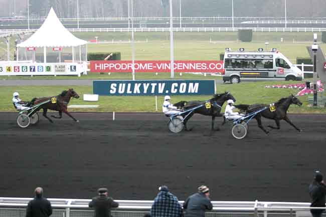 Arrivée quinté pmu PRIX JEAN ET ANDRE DE LA VAISSIERE à PARIS-VINCENNES