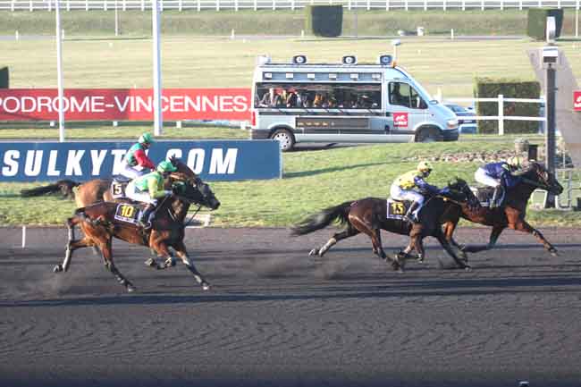 Arrivée quinté pmu PRIX DE DOZULE à PARIS-VINCENNES