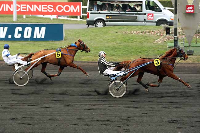 Arrivée quinté pmu PRIX DE BRIEY à PARIS-VINCENNES