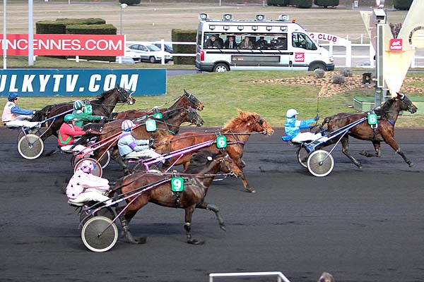 Arrivée quinté pmu PRIX DE GUERANDE à PARIS-VINCENNES