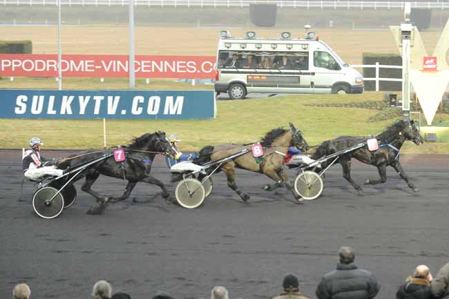 Arrivée quinté pmu PRIX DES TROTTEURS ''SANG-FROID'' à PARIS-VINCENNES