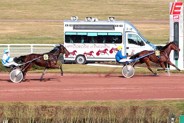 Arrivée quinté pmu PRIX DE MONTSALVY à ENGHIEN