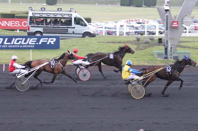 Arrivée quinté pmu PRIX DE MONTSOREAU à PARIS-VINCENNES