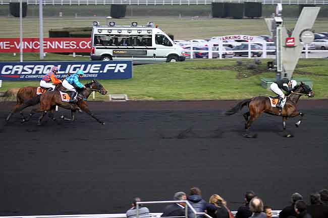 Arrivée quinté pmu PRIX LOUIS LE BOURG à PARIS-VINCENNES