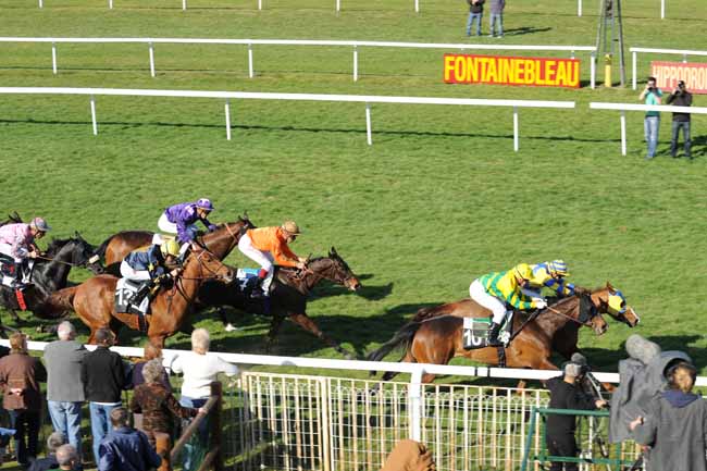 Arrivée quinté pmu PRIX DE L'OFFICE DE TOURISME DU PAYS DE FONTAINEBLEAU à FONTAINEBLEAU