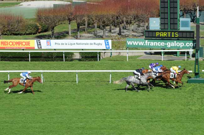 Arrivée quinté pmu PRIX EDMOND BLANC - TOP 14 ORANGE à SAINT-CLOUD