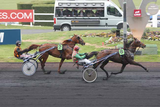 Arrivée quinté pmu PRIX DE SAINTES à PARIS-VINCENNES