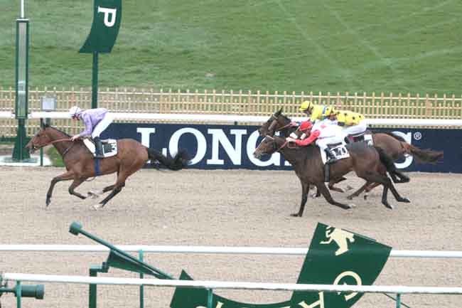 Arrivée quinté pmu PRIX DU POTEAU NEUF à CHANTILLY